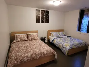 A family cabin inside the woods