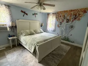 gaze at Seneca Rocks from living room sofa