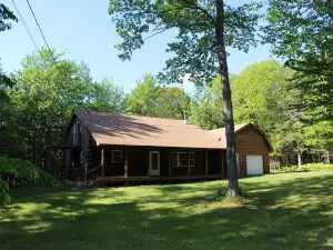 Log Cabin Near town