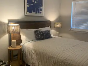 Comfortable and bright. Convenient mid-cities location.