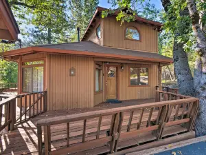 Deck + Grill: Mtn Haven in Stanislaus Nat'l Forest