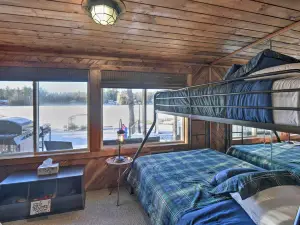 New Hampshire Home w/ Private Beach, Dock & Rafts!