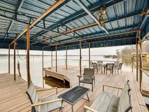 บ้านริมทะเลสาบฟอร์ก: ชานบ้าน, เตาบาร์บีคิว และเตาไฟ!