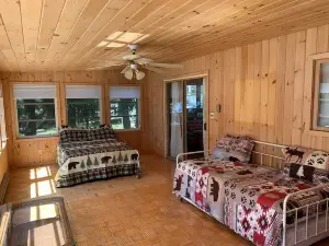 Waterfront Adirondack privacy while walking to Old Forge village