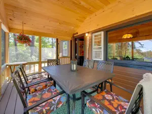 Knotty Kabin Rustic Waterboro Cabin by Lake