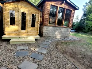Lakefront Family-Friendly Cabin with a Games Room in Birchwood, Wisconsin