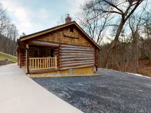 Cozy Log Cabin in the Heart of Smoke Hole Canyon Overlooking South Branch River.