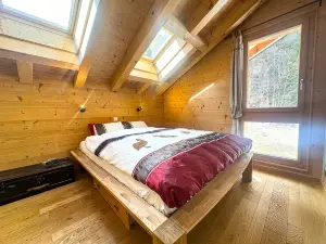 Chalet Boder - View of Mont Blanc - Fireplace