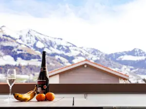 Swiss Alps Gruyère – 3BR, BBQ and parking