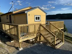 One bedroom two bath beach house over looking the ocean.