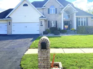 Entire lower level in a private home with walkout fenced yard.