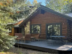 Renovated log home.  Private setting close to skiing, National Parks and Jackson