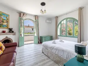 maison fleurs