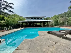 城堡湖畔度假村配有泳池