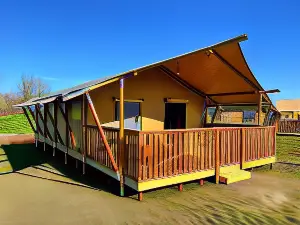 Safari Lodge for 6 People with Veranda Near the IJsselmeer