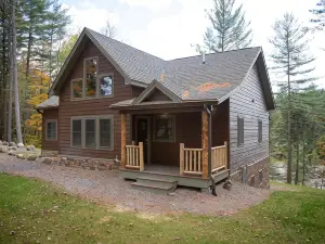 Adirondack River Lodge/ Spectacular Waterfalls/ Natural swimming pools.