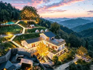 Chadong 1803 | Sunset Mountain Town · 360° Half-hill Garden · Vista Literary Guesthouse
