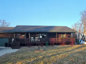 Rustic house on the lake