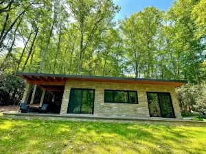 Brand new completed June 2025 with Hot tub and River