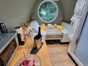 河床小屋-帶熱水浴缸
