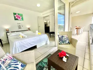 Hanitea flat at the entrance of Papeete 1bdr - Wi-Fi - park - 3 pers
