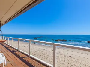 Malibu Road Ocean Front House Direct Beach Access