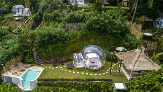 峇里島烏布的泡泡酒店-豪華露營