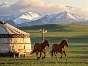 Grassland Pastoral Song Stars | Sunset Star River Homestay (Bayanbulak Scenic Spot)