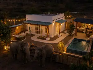 Elephant pool villa maetang chiangmai