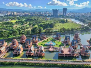 Longmen Nankunshan Night Flame · Fireworks World Lodging