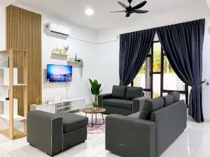 BrandNew Cozy House 4Room10Pax@ALMA NEAR JUSCO @ Jovial