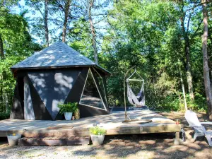 The Shroom Room | Romantic Dome with view near Smokies on Nolichucky River
