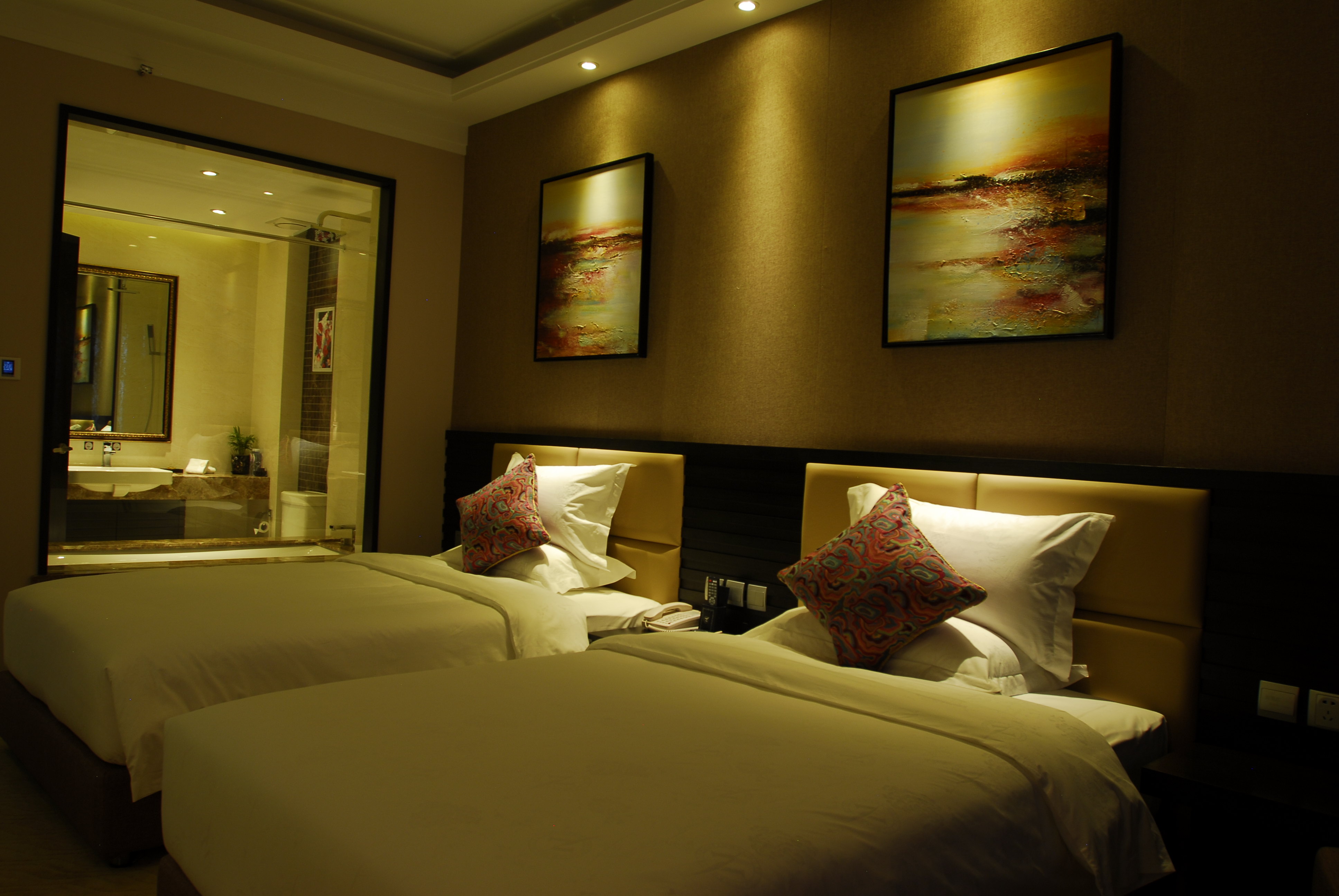 呼伦贝尔颐和温泉酒店-双床房(无窗)