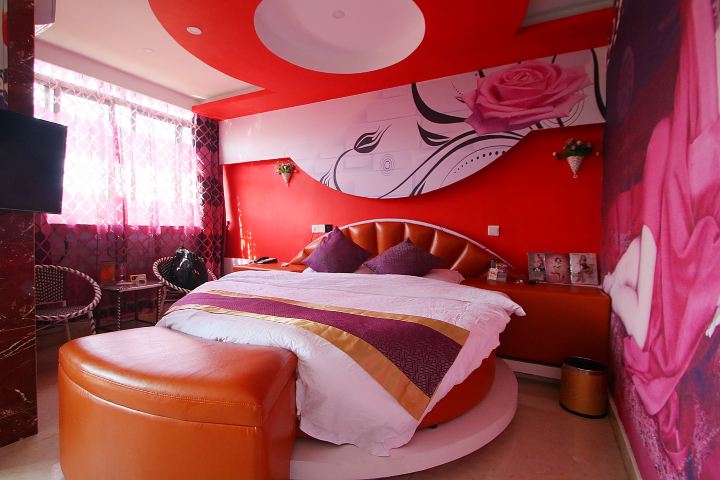 上海诺丽主题酒店-诺丽水床房(特惠专享)[双早]