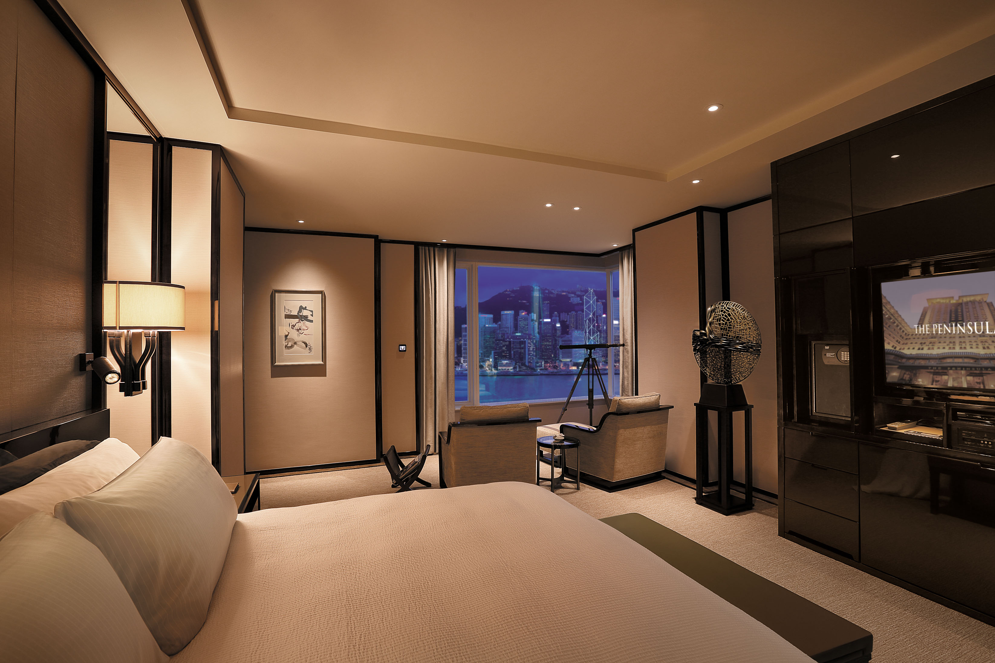 香港半岛酒店(the peninsula hong kong)-豪华海景套房(内宾)[双早]