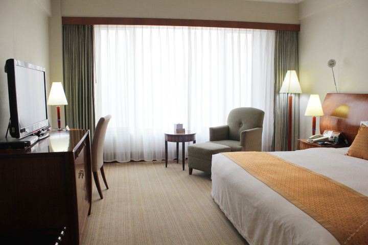 威海蓝天宾馆-豪华海景超级大床房(酒店★特惠)[无早]