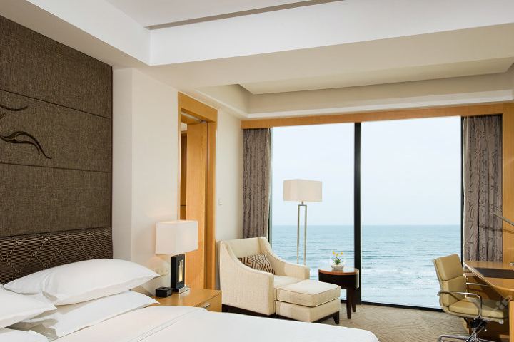 烟台金沙滩喜来登度假酒店-顶级全海景房[含早]