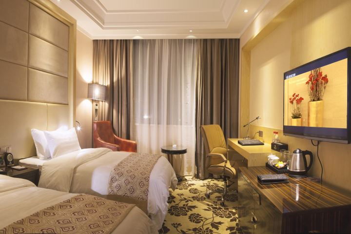 周口法姬娜国际大酒店-商务双床房(清凉一夏)[双早]