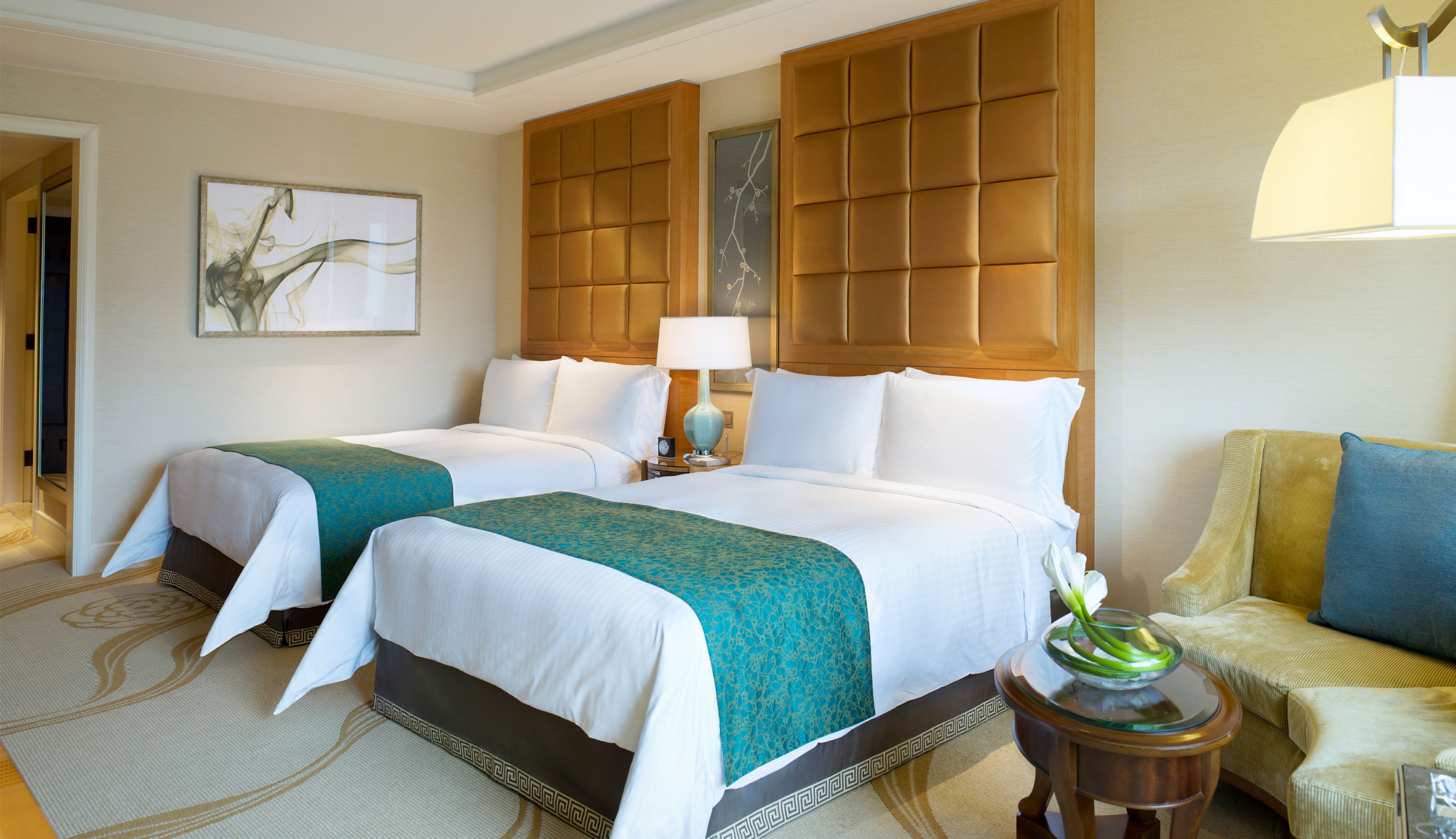 酒店 (conrad macao, cotai central)-城市景观豪华双床客房[无早]