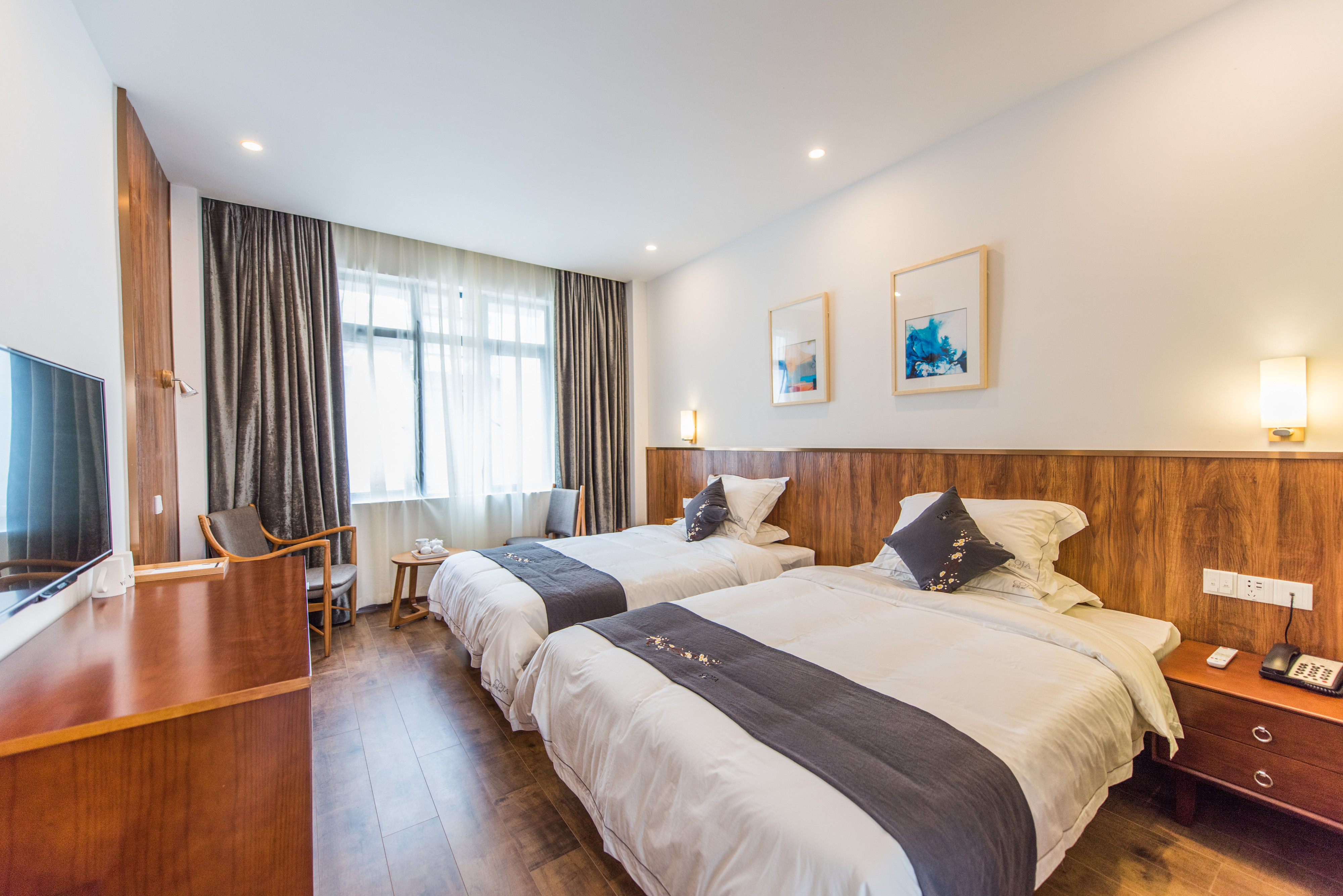 平潭初见精品酒店-高级双床房