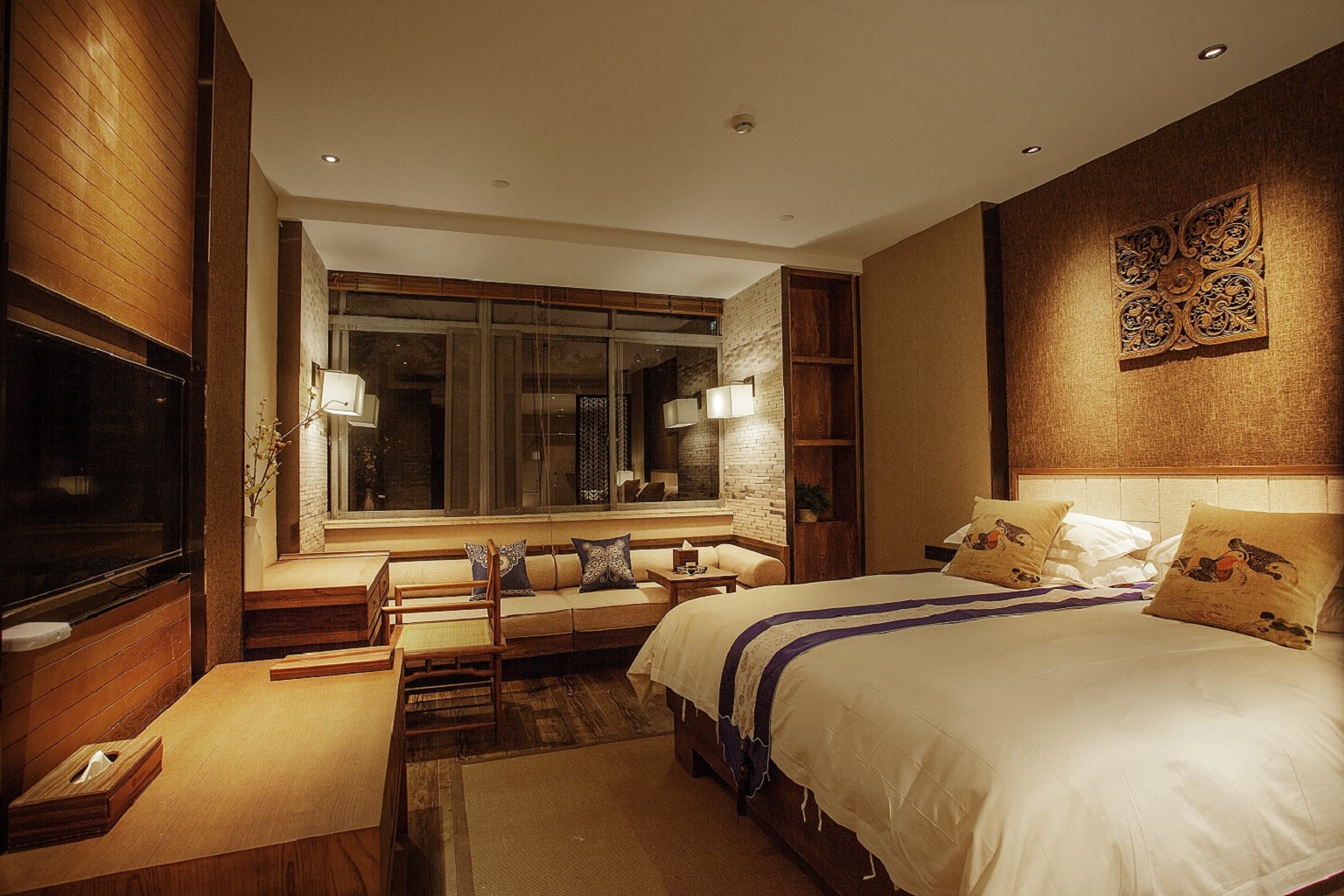 素舍精品酒店-素馨大床房(内宾)(预付)