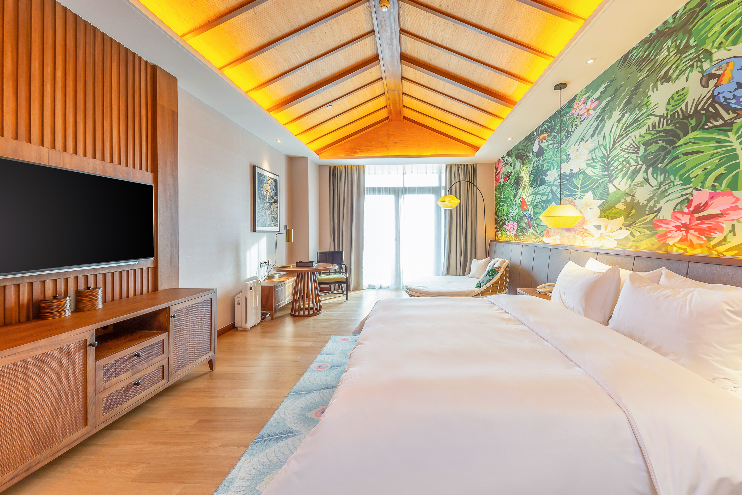 齐河孔雀王蓝海御华温泉酒店-亲子主题房 温泉 餐