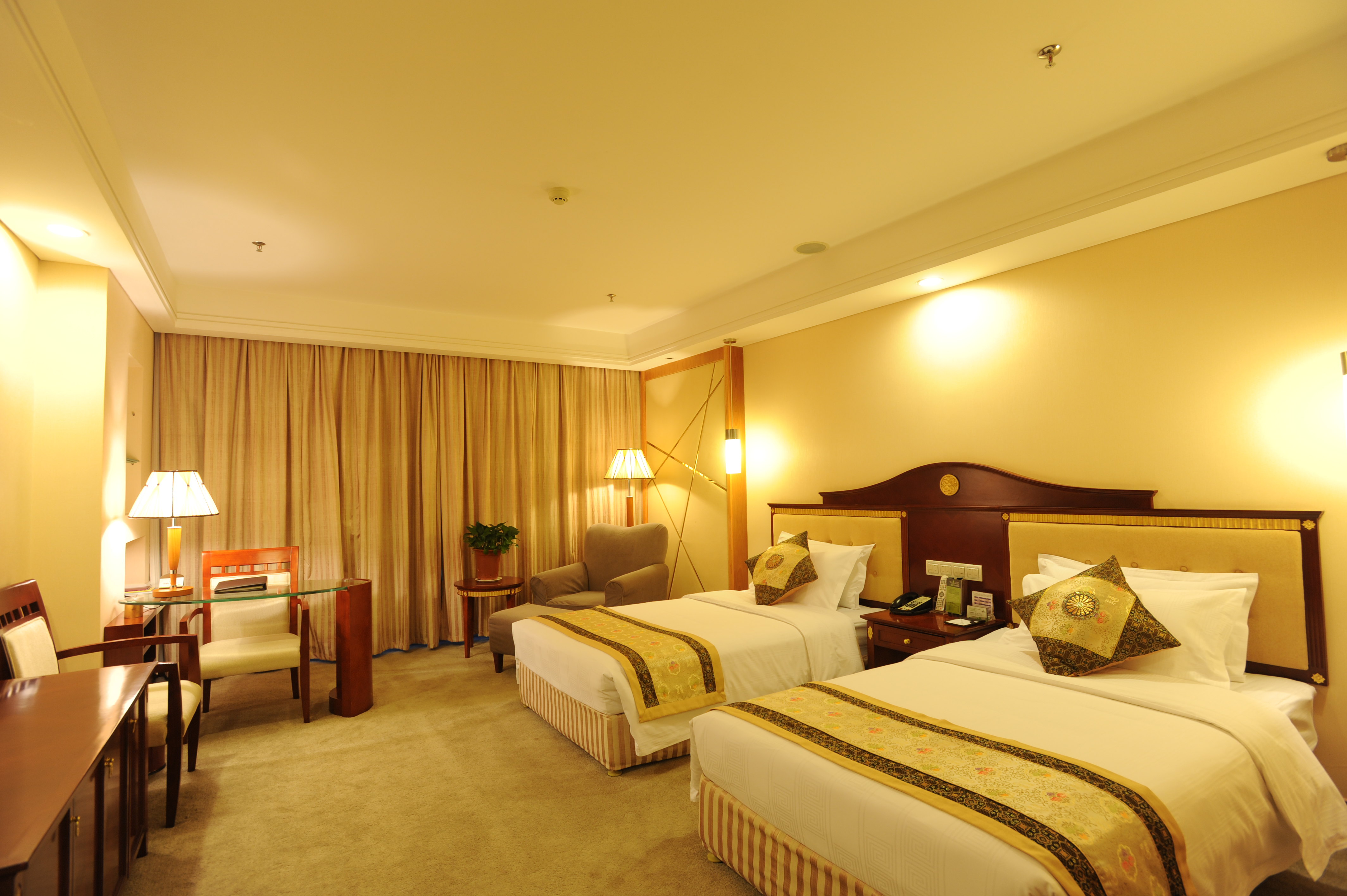 嘉峪关酒钢宾馆(【含早】豪华双床房)   