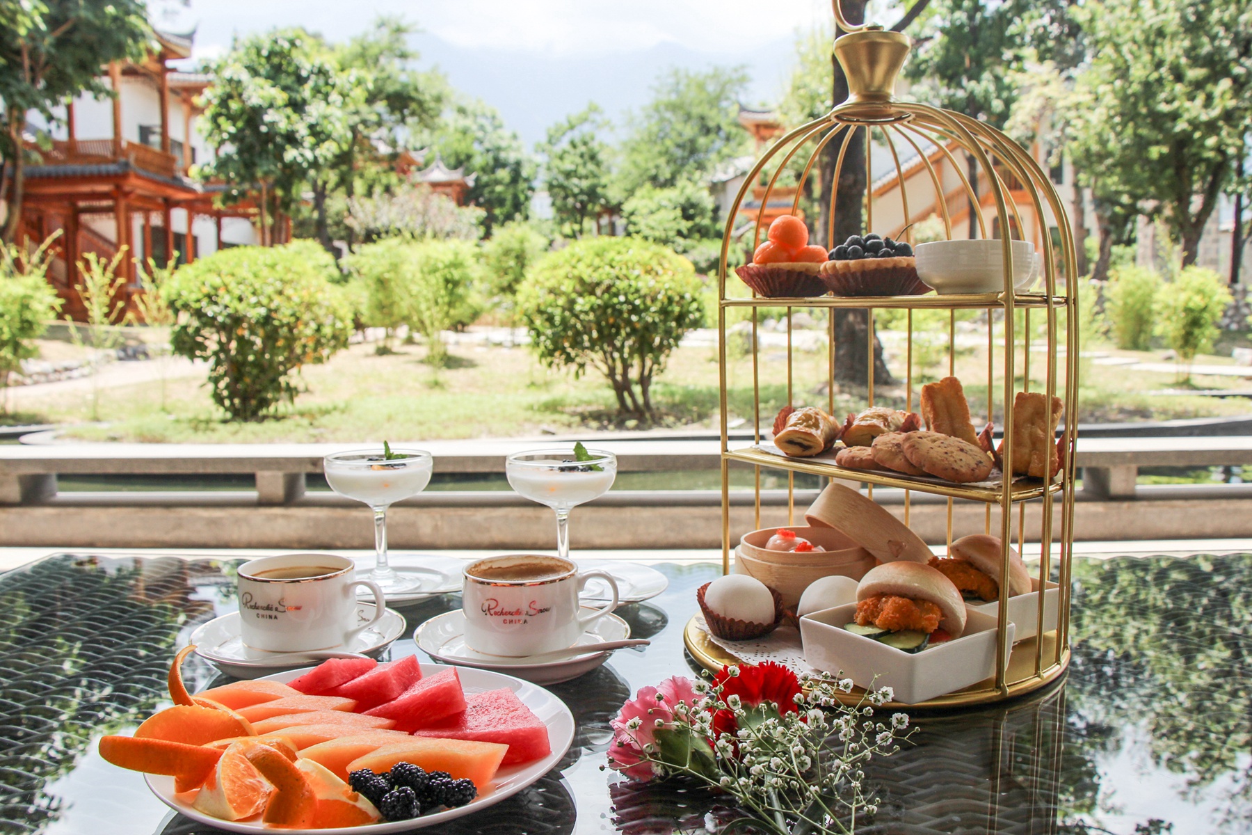 大理梦蝶庄酒店(美丽相约手工定制精美下午茶)