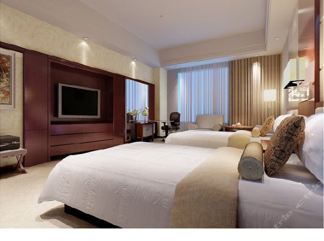 榆林石油大厦-豪华双床房