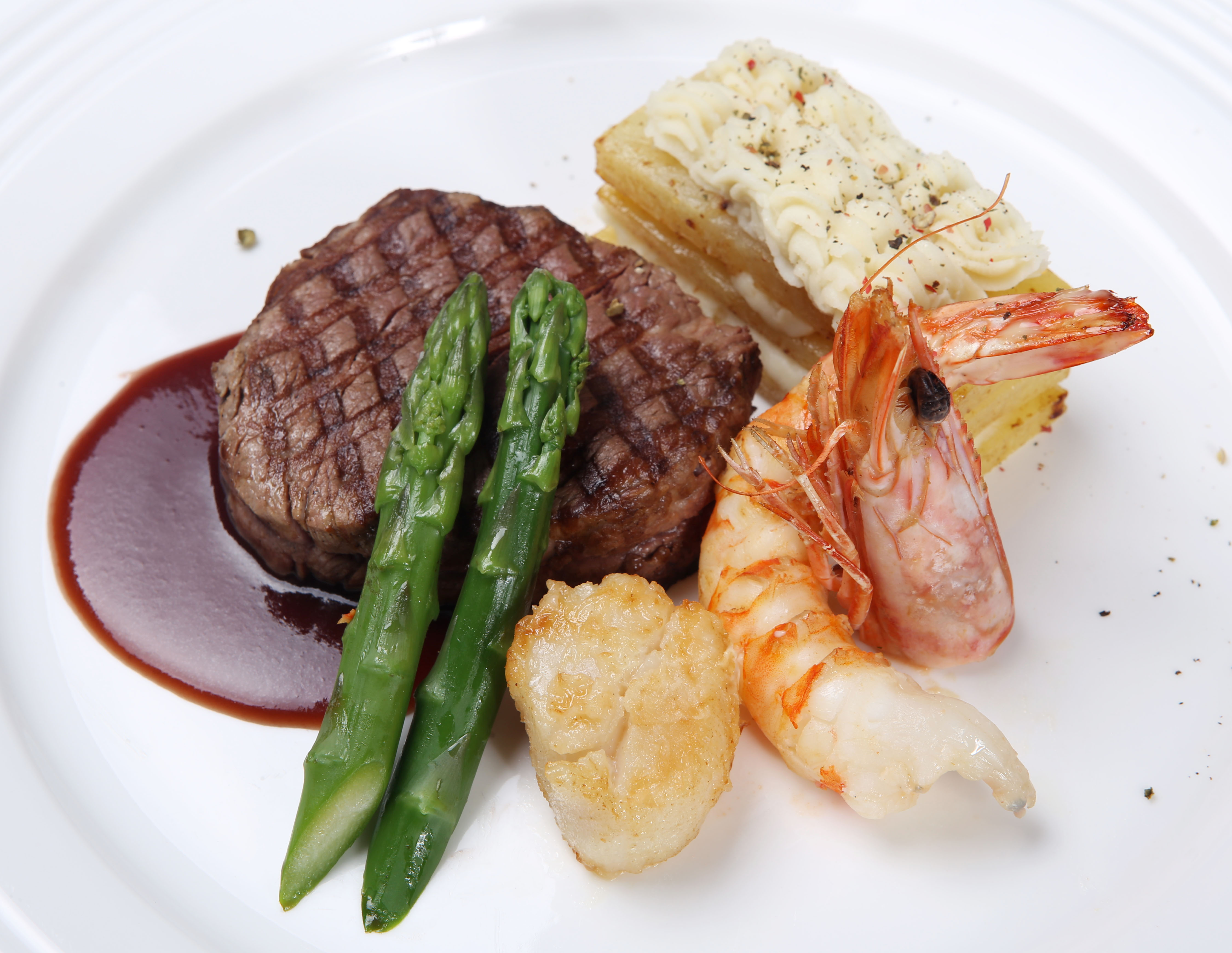 上海花园饭店(【商务套餐】周中海陆晚餐套餐)