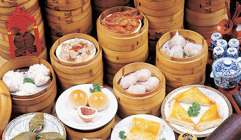 清远万科白天鹅温泉酒店四人早茶点心套餐)