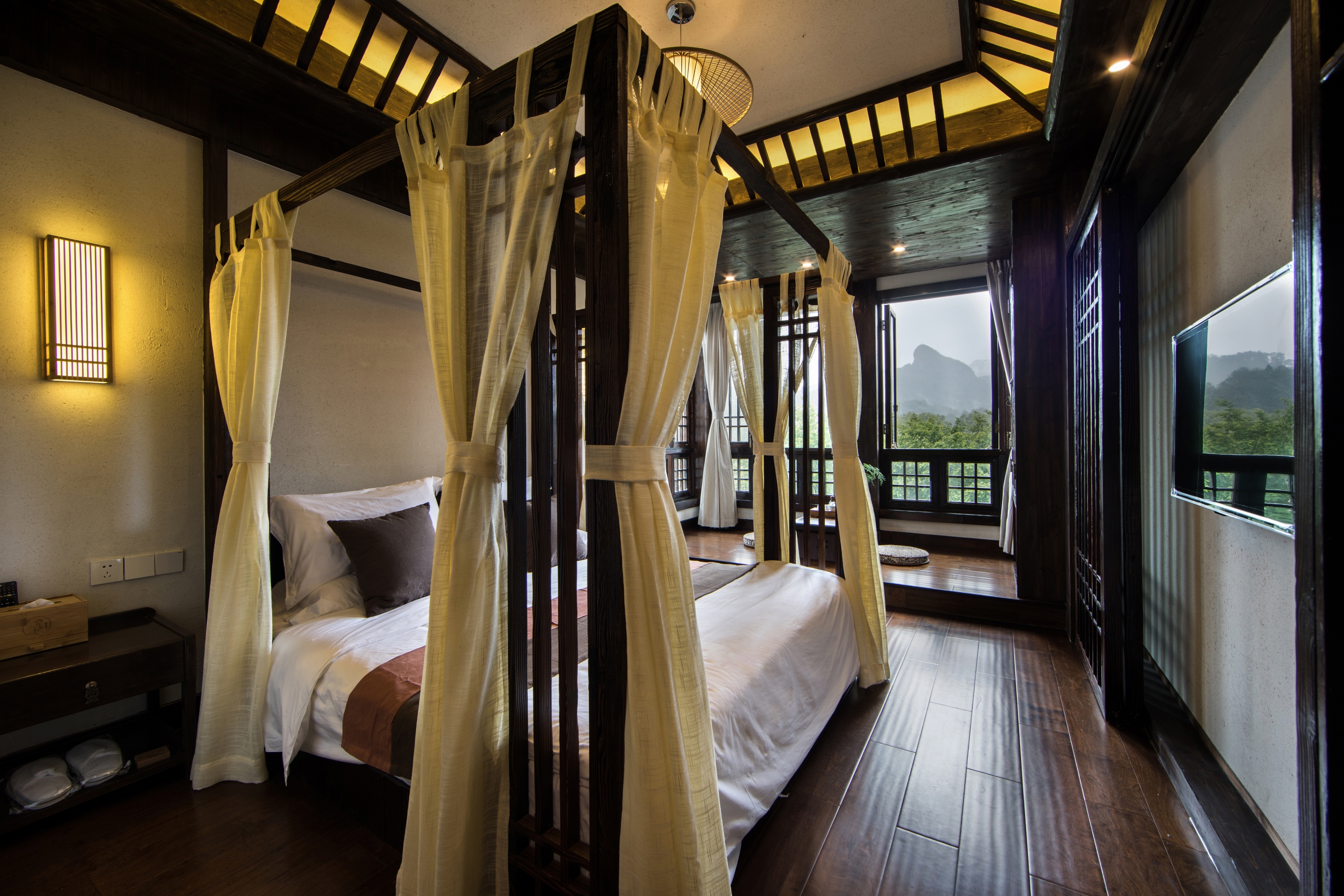 武夷山玖间堂禅意园酒店(若缘豪华山水景观房)