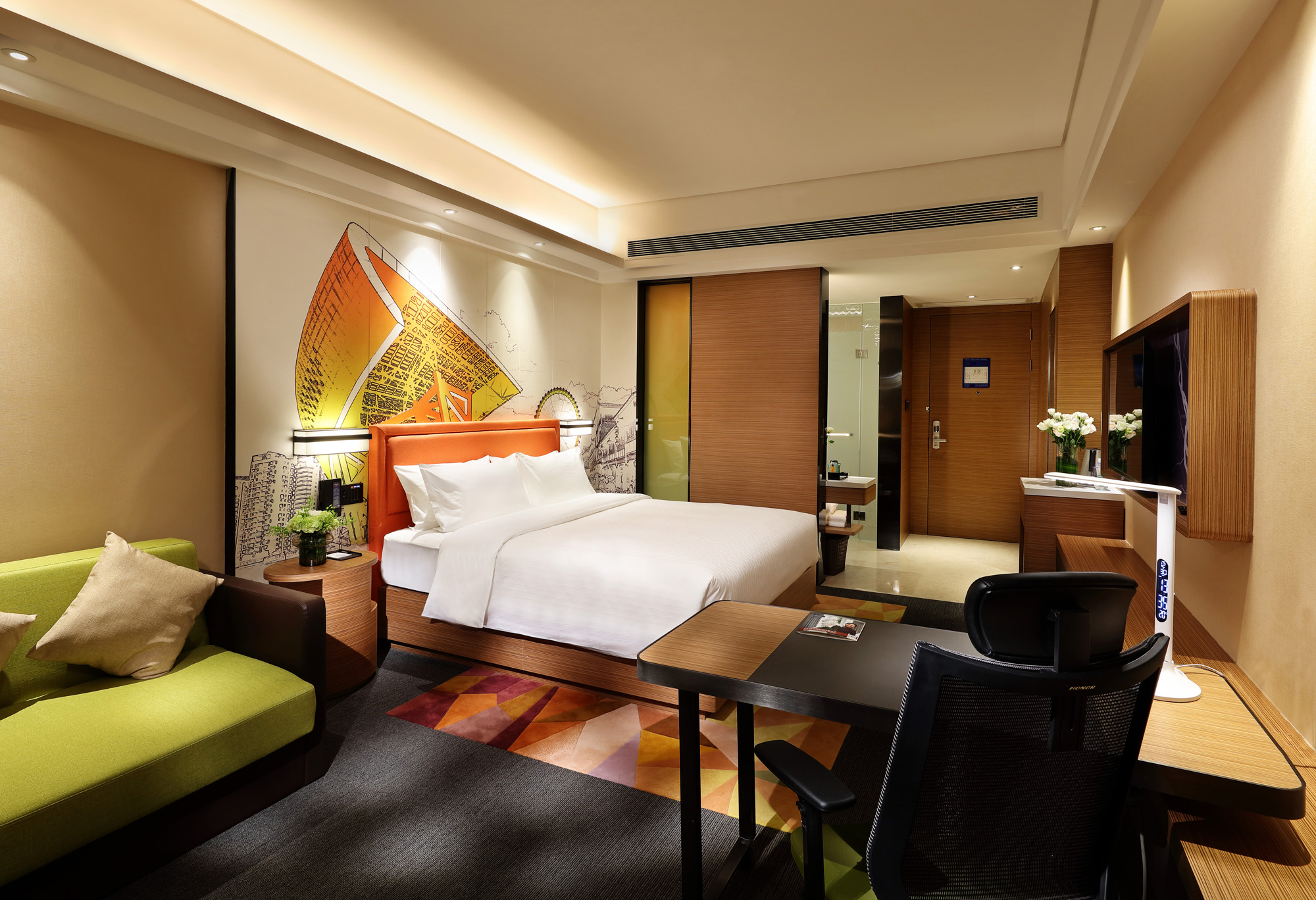 遂宁希尔顿欢朋酒店(高级大/双床房 健身房)