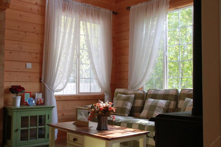 木屋窗帘搭配效果图图片